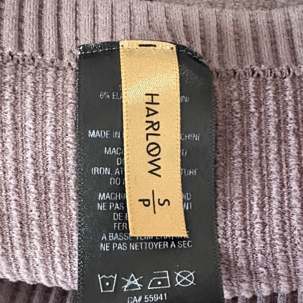 Harlow Gray Ribbed Crop Top - Picture 5 of 6